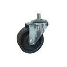 75mm Cast Iron Light Duty Casters 360 Degree Rotating With Side Locking